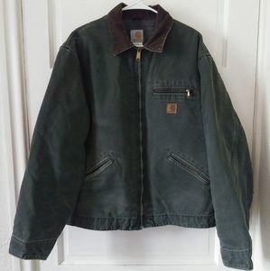 Green Carhartt Blanket Lined Jacket